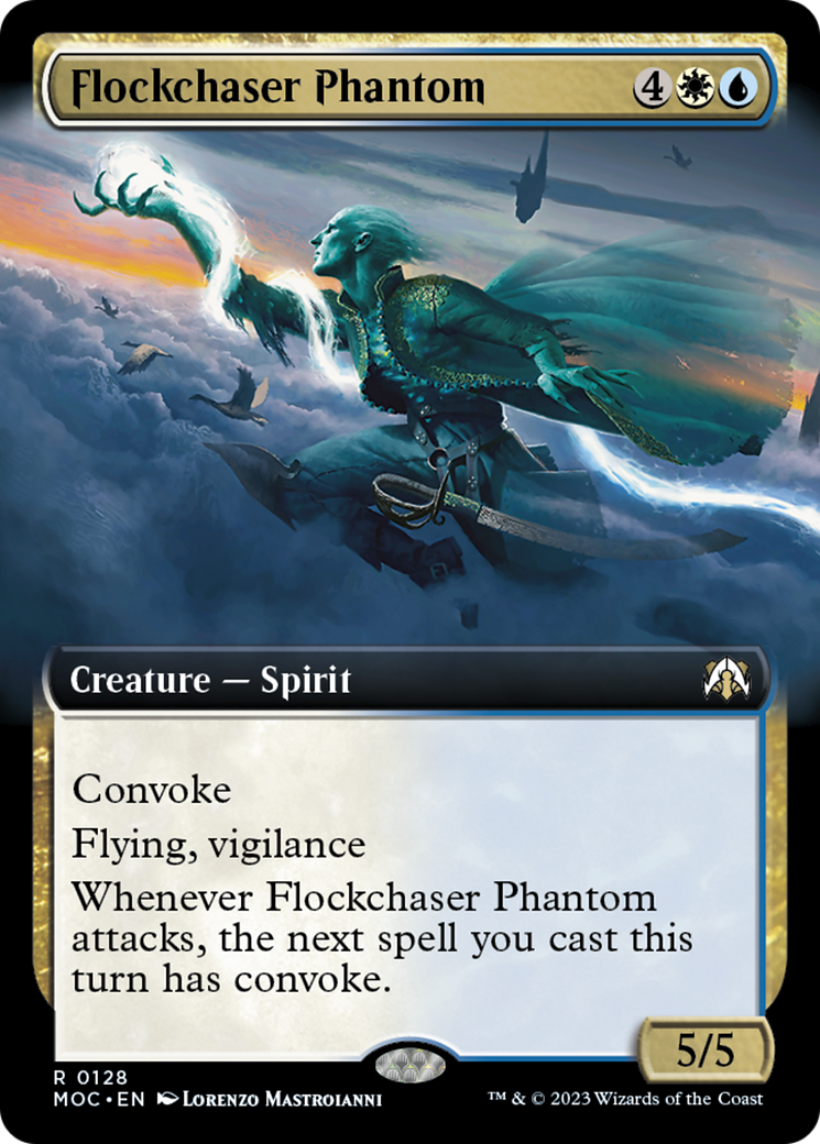 Flockchaser Phantom (Extended Art) [March of the Machine Commander] | Chromatic Games