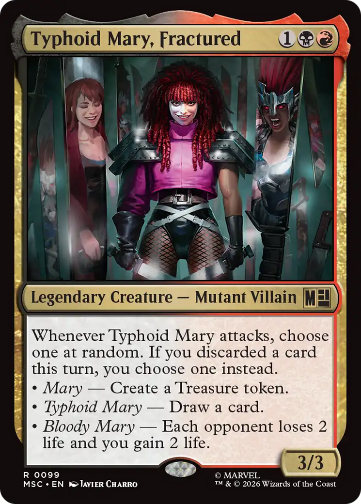 Typhoid Mary, Fractured (Surge Foil) [Marvel Super Heroes Commander] | Chromatic Games