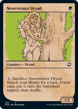 Neverwinter Dryad Showcase 329 (Adventures in the Forgotten Realms)  | Chromatic Games