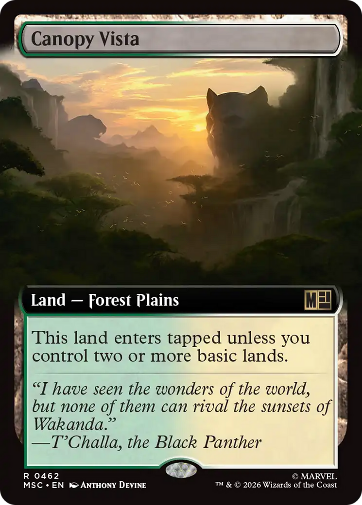 Canopy Vista (Extended Art) [Marvel Super Heroes Commander] | Chromatic Games