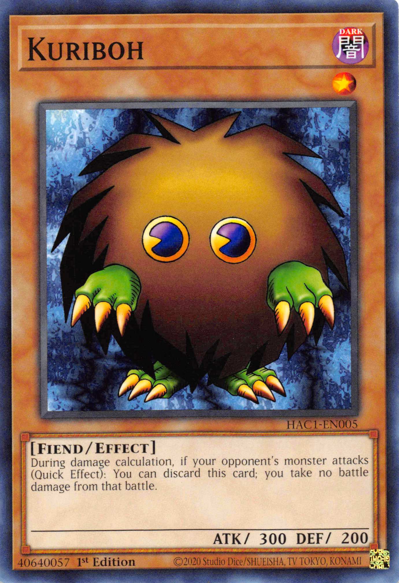 Kuriboh [HAC1-EN005] Common | Chromatic Games
