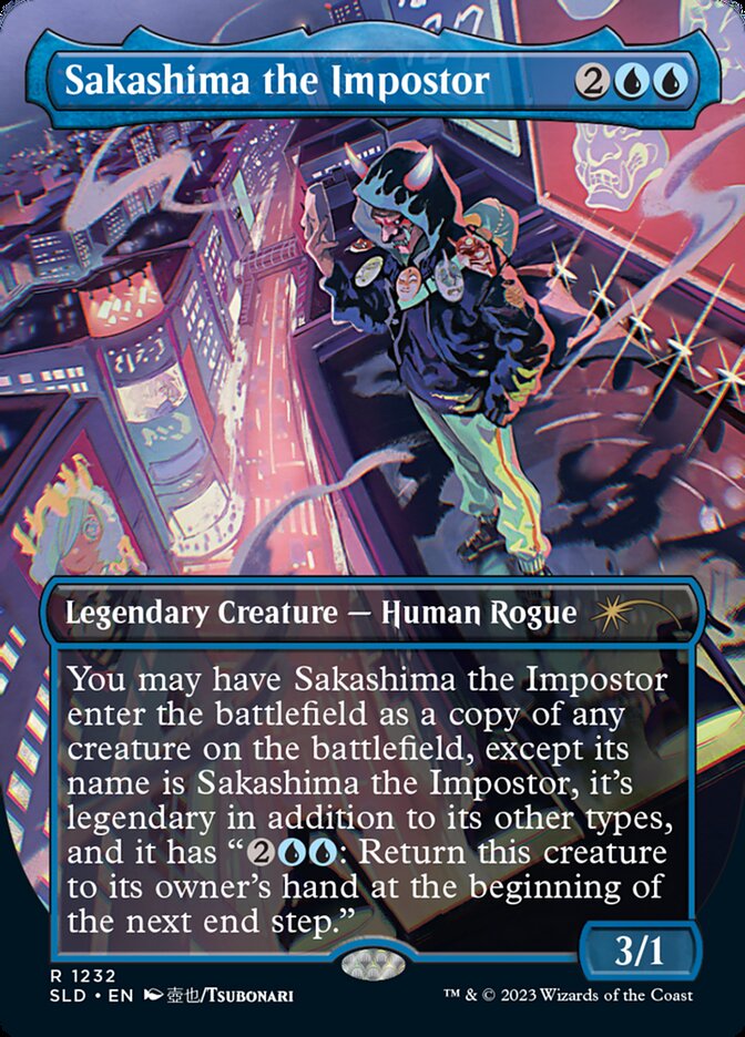 Sakashima the Impostor (Borderless) [Secret Lair Drop Series] | Chromatic Games