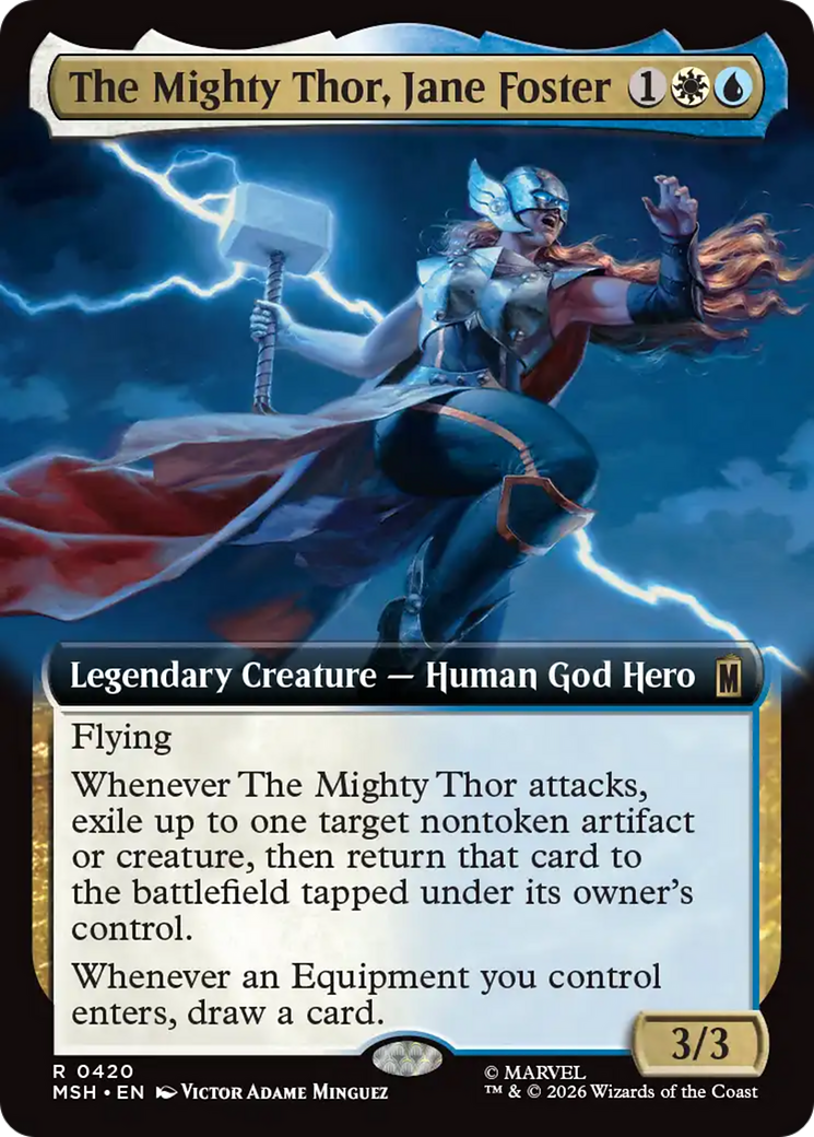 The Mighty Thor, Jane Foster (Extended Art) [Marvel Super Heroes] | Chromatic Games