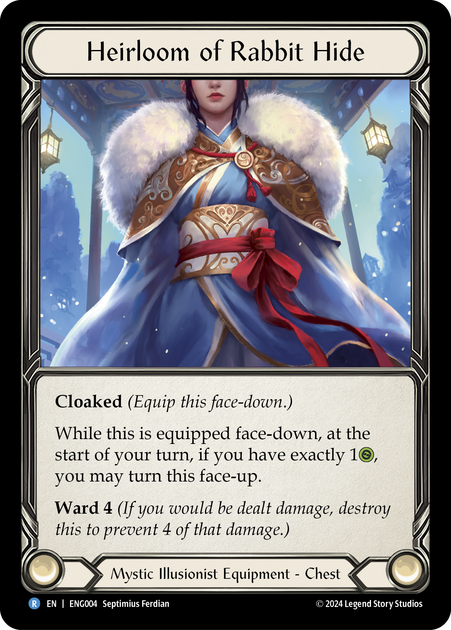 Heirloom of Rabbit Hide [ENG004] (Part the Mistveil Enigma Blitz Deck) | Chromatic Games
