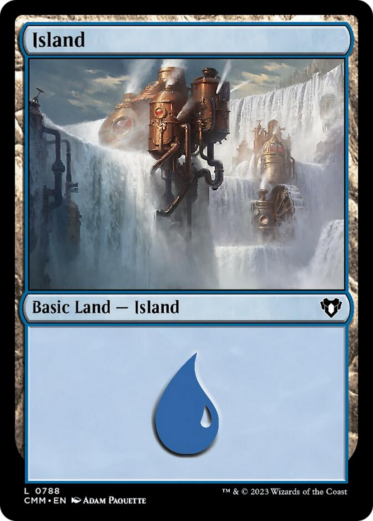 Island (788) [Commander Masters] | Chromatic Games