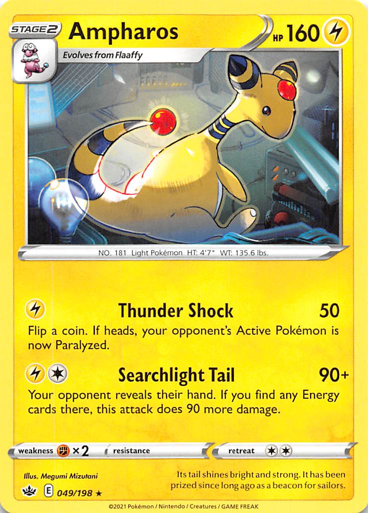 Ampharos (049/198) [Sword & Shield: Chilling Reign] | Chromatic Games