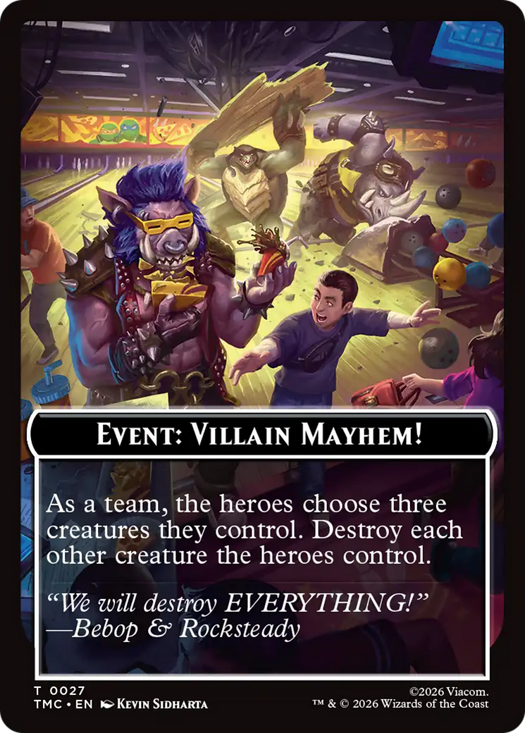 Event: Villain Mayhem! [Teenage Mutant Ninja Turtles Commander Tokens] | Chromatic Games