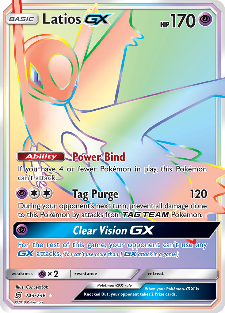 Latios GX (243/236) [Sun & Moon: Unified Minds] | Chromatic Games