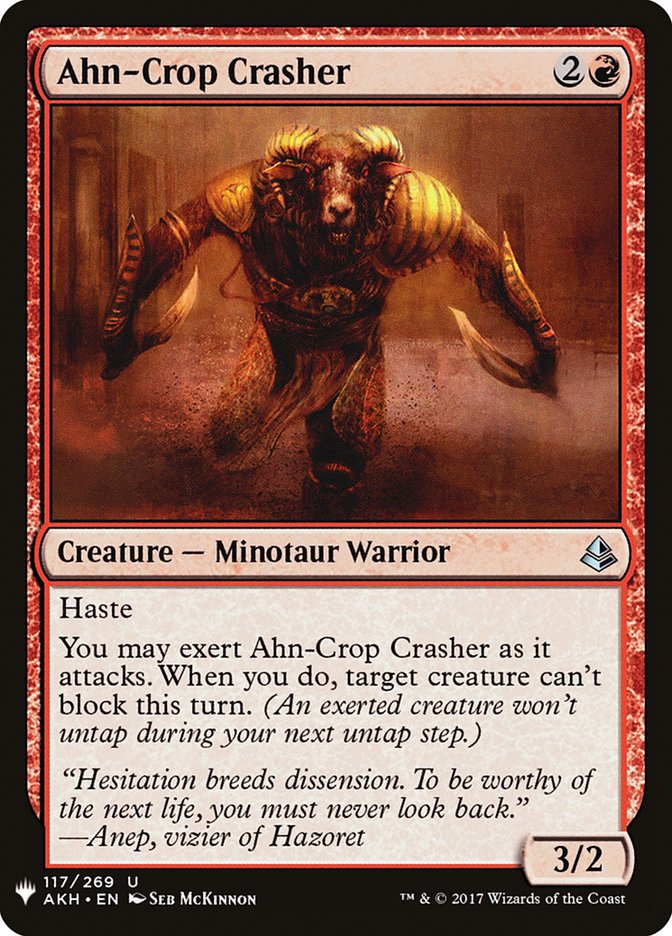 Ahn-Crop Crasher [Mystery Booster] | Chromatic Games