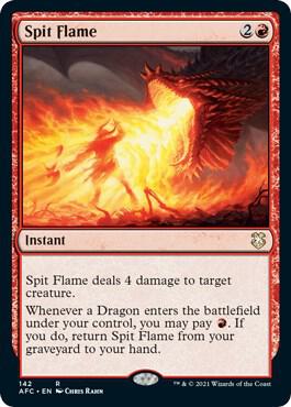 Spit Flame 142/62 (Commander: Adventures in the Forgotten Realms)  | Chromatic Games