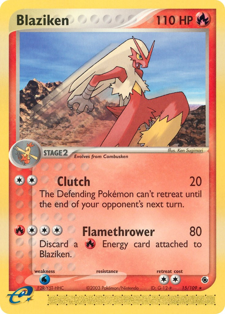 Blaziken (15/109) [EX: Ruby & Sapphire] | Chromatic Games