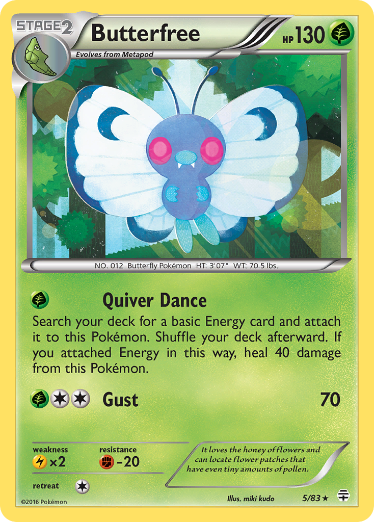 Butterfree (5/83) [XY: Generations] | Chromatic Games