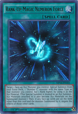 Rank-Up-Magic Numeron Force [MP14-EN101] Ultra Rare | Chromatic Games