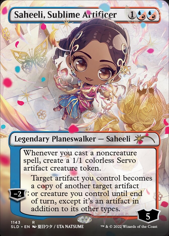 Saheeli, Sublime Artificer (Borderless) [Secret Lair Drop Series] | Chromatic Games