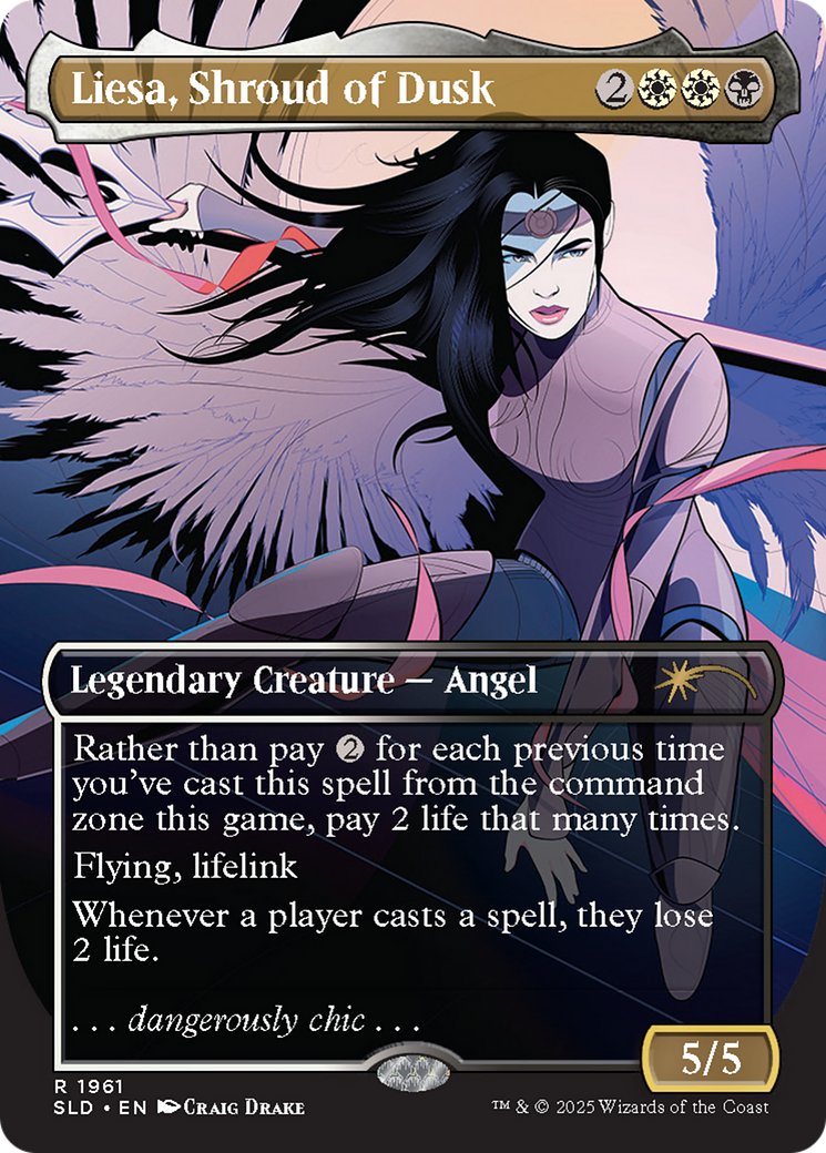Liesa, Shroud of Dusk (Rainbow Foil) [Secret Lair Drop Series] | Chromatic Games
