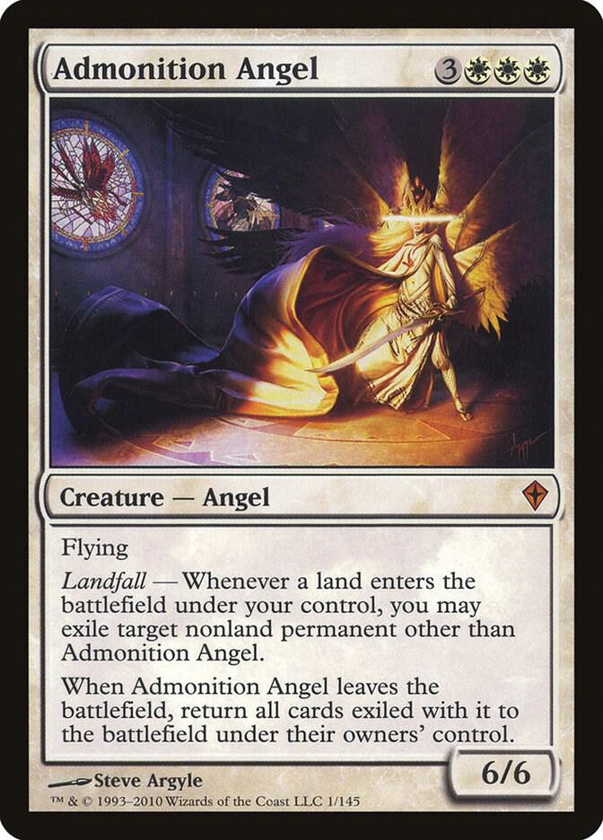Admonition Angel 1/145 (Worldwake)  | Chromatic Games