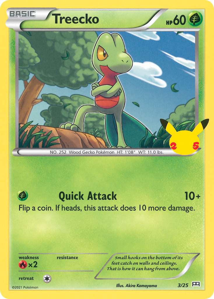 Treecko (3/25) [McDonald's 25th Anniversary] | Chromatic Games