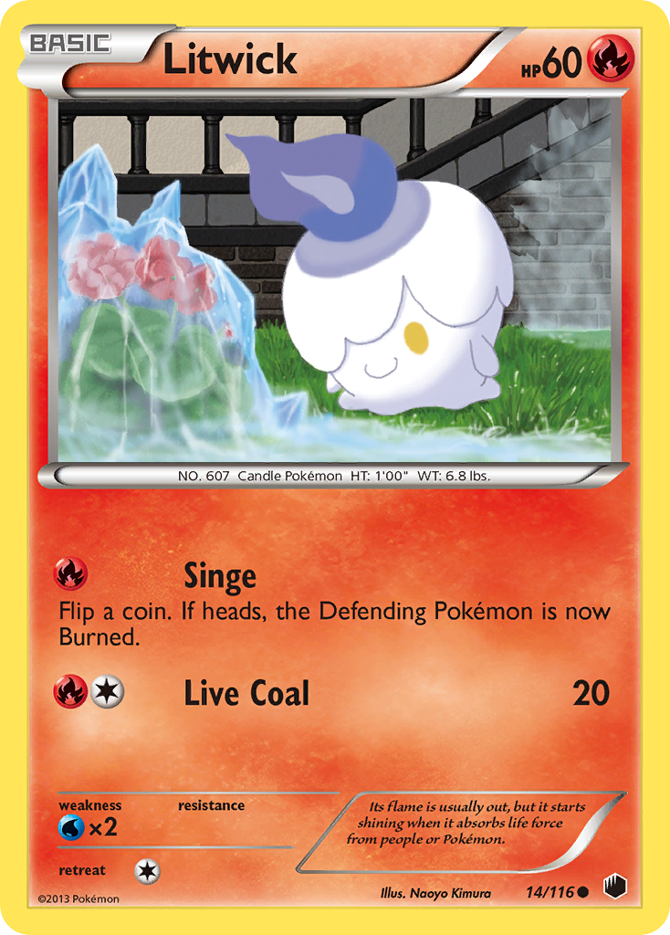 Litwick (14/116) [Black & White: Plasma Freeze] | Chromatic Games