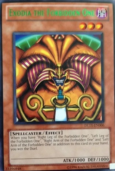 Exodia the Forbidden One (Green) [DL11-EN006] Rare | Chromatic Games