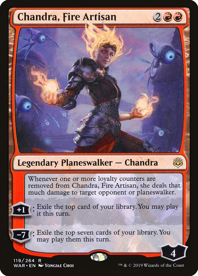 Chandra, Fire Artisan 119/264 (War of the Spark)  | Chromatic Games