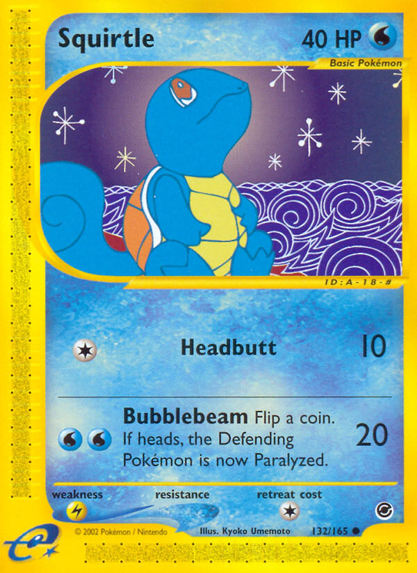 Squirtle (132/165) [Expedition: Base Set] | Chromatic Games