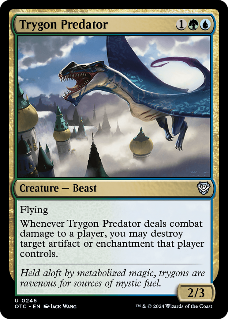 Trygon Predator [Outlaws of Thunder Junction Commander] | Chromatic Games