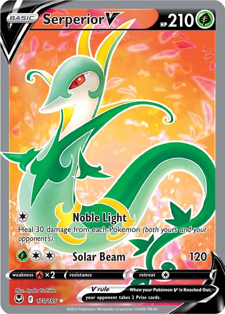 Serperior V (170/195) [Sword & Shield: Silver Tempest] | Chromatic Games