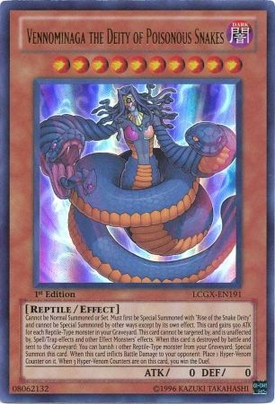 Vennominaga the Deity of Poisonous Snakes [LCGX-EN191] Ultra Rare | Chromatic Games