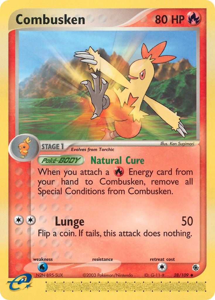 Combusken (28/109) [EX: Ruby & Sapphire] | Chromatic Games