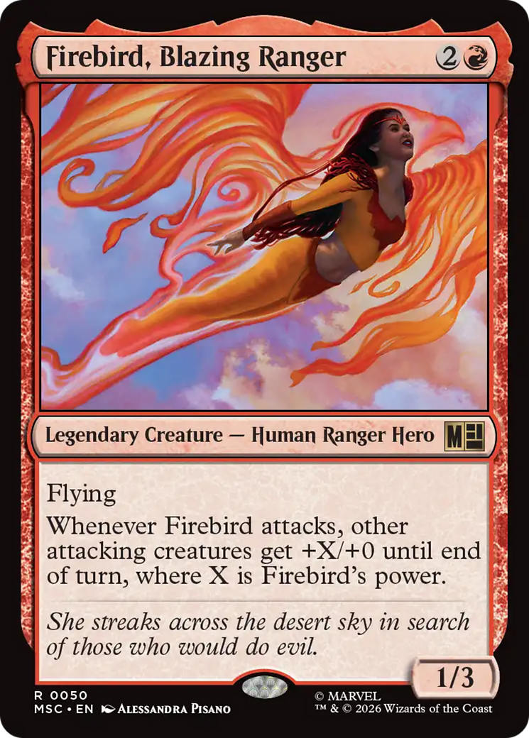 Firebird, Blazing Ranger [Marvel Super Heroes Commander] | Chromatic Games