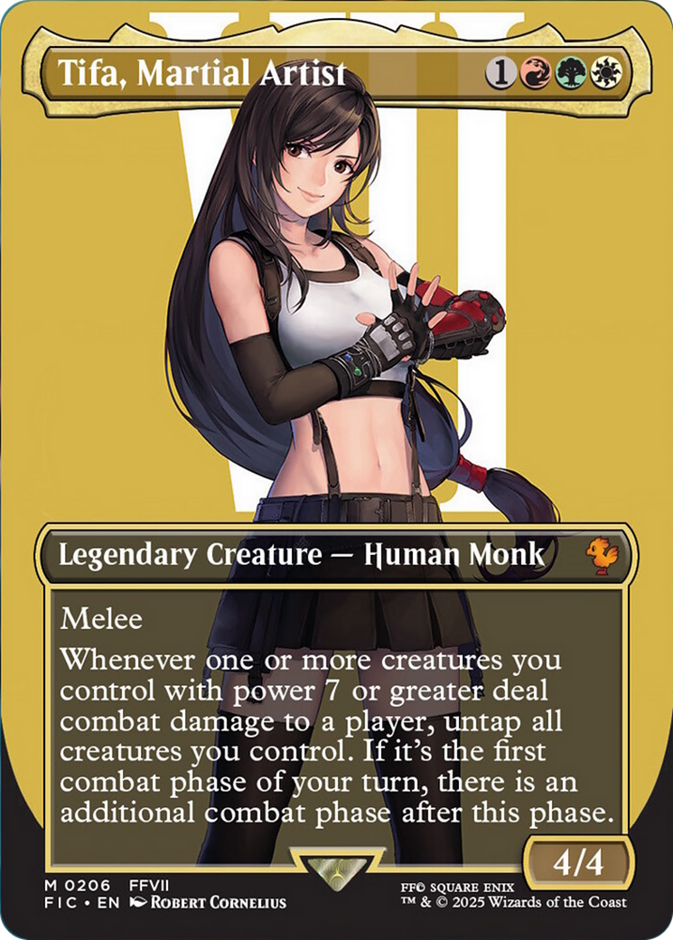 Tifa, Martial Artist (Borderless) [FINAL FANTASY Commander] | Chromatic Games