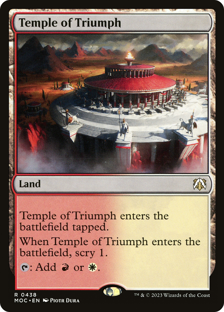 Temple of Triumph [March of the Machine Commander] | Chromatic Games