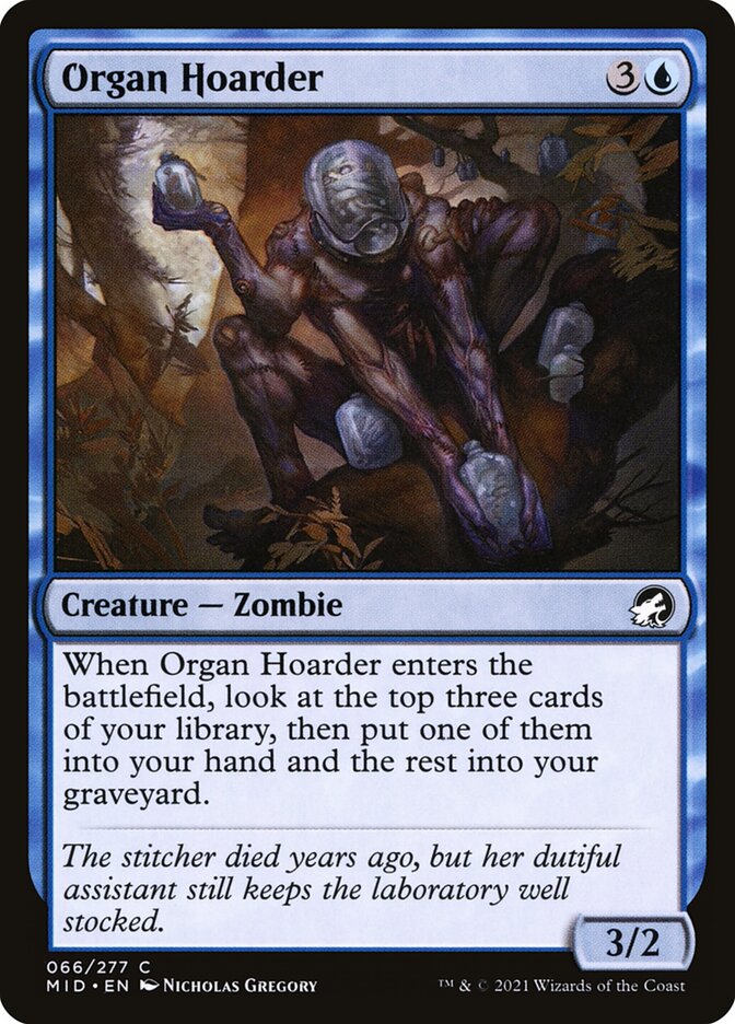 Organ Hoarder 66/277 (Innistrad: Midnight Hunt)  | Chromatic Games