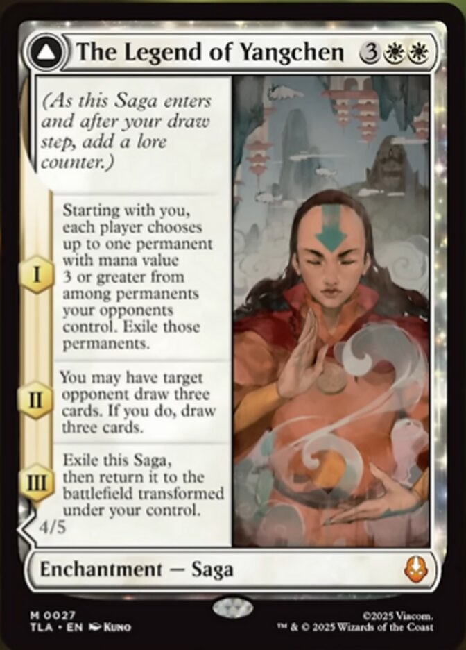 The Legend of Yangchen // Avatar Yangchen 27/286 (Avatar: The Last Airbender)  - Foil | Chromatic Games