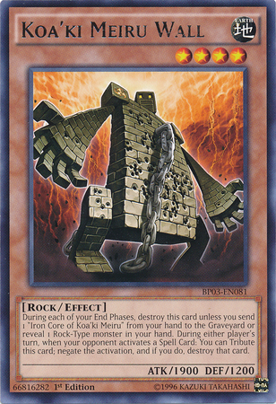 Koa'ki Meiru Wall [BP03-EN081] Rare | Chromatic Games