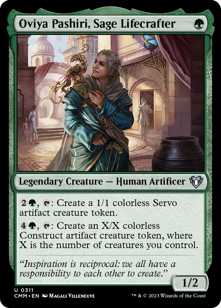 Oviya Pashiri, Sage Lifecrafter [Commander Masters] | Chromatic Games