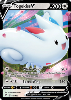 Togekiss V (140/185) [Sword & Shield: Vivid Voltage] | Chromatic Games