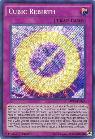 Cubic Rebirth [MVP1-ENS43] Secret Rare | Chromatic Games