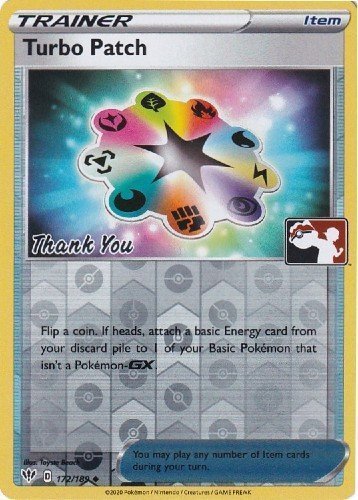 Turbo Patch (172/189) (Pokemon League) [Sword & Shield: Darkness Ablaze] | Chromatic Games