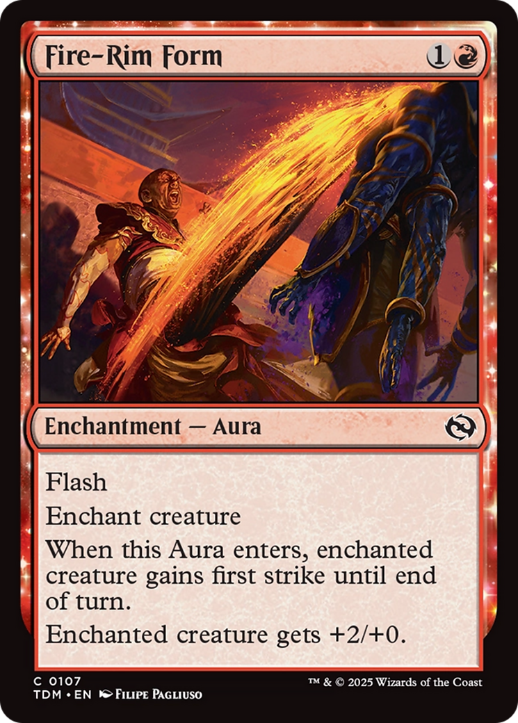 Fire-Rim Form [Tarkir: Dragonstorm] | Chromatic Games