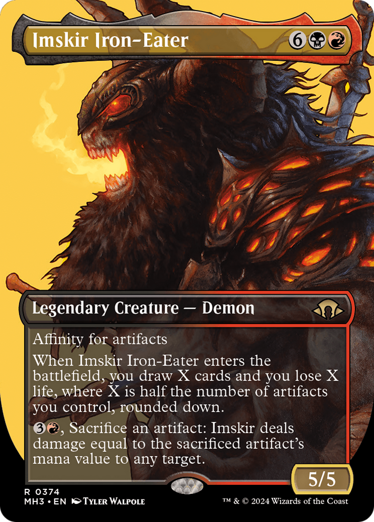 Imskir Iron-Eater (Borderless) [Modern Horizons 3] | Chromatic Games