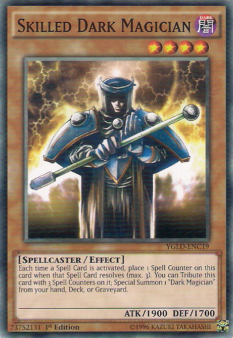 Skilled Dark Magician [YGLD-ENC19] Common | Chromatic Games