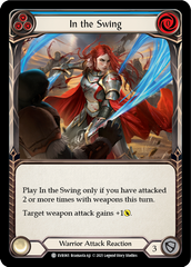 In the Swing (Blue) [EVR065] (Everfest)  1st Edition Rainbow Foil | Chromatic Games