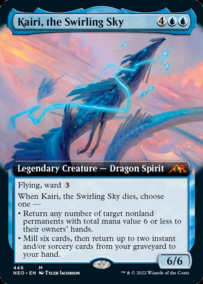 Kairi, the Swirling Sky (Extended Art) [Kamigawa: Neon Dynasty] | Chromatic Games