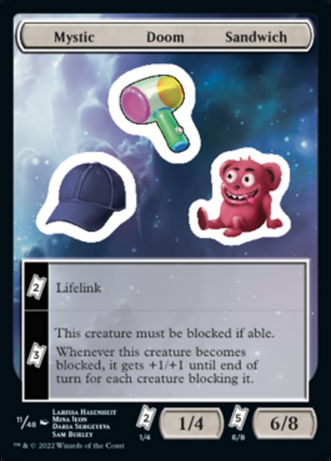 Mystic Doom Sandwich [Unfinity Stickers] | Chromatic Games