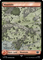 Mountain (720) (Surge Foil) [The Lord of the Rings: Tales of Middle-Earth] | Chromatic Games