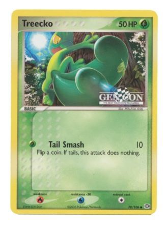 Treecko (70/106) (Gen Con The Best Four Days in Gaming Promo) [EX: Emerald] | Chromatic Games