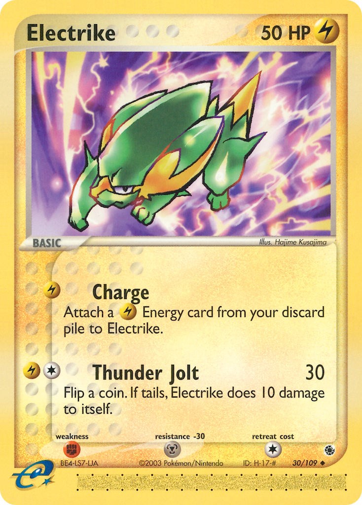 Electrike (30/109) [EX: Ruby & Sapphire] | Chromatic Games