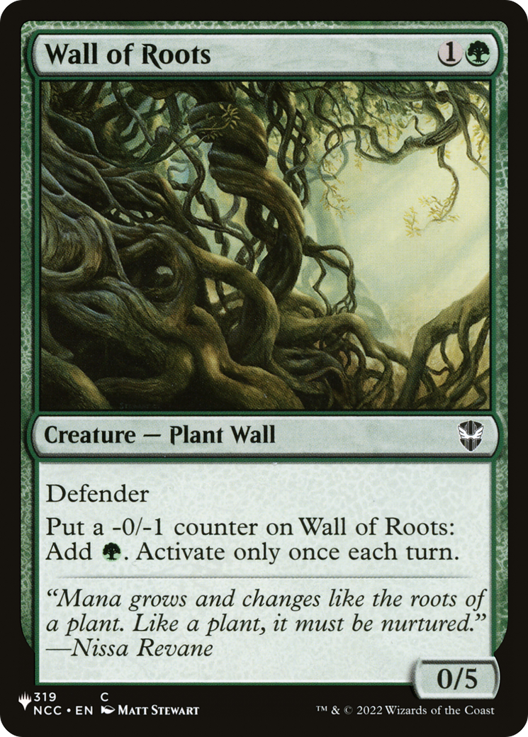 Wall of Roots [The List Reprints] | Chromatic Games