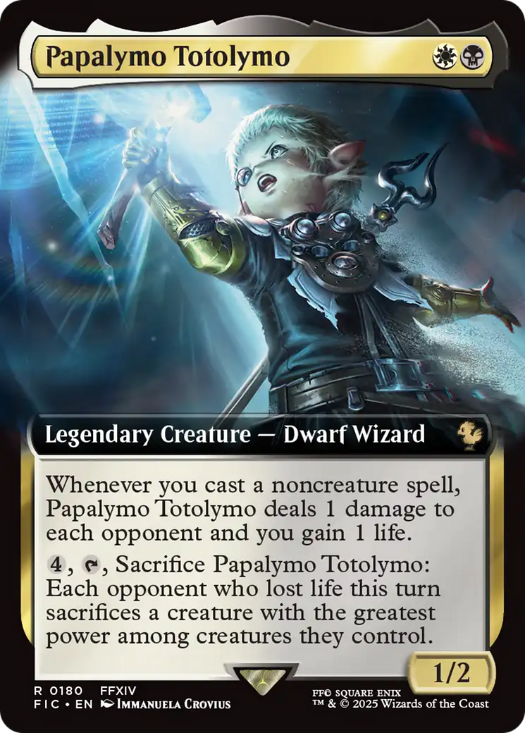 Papalymo Totolymo (Extended Art) [FINAL FANTASY Commander] | Chromatic Games